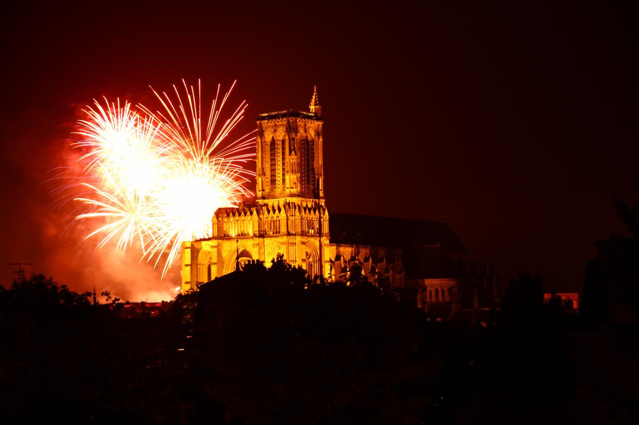 14 juillet 2012.Cathédrale de Soissons 