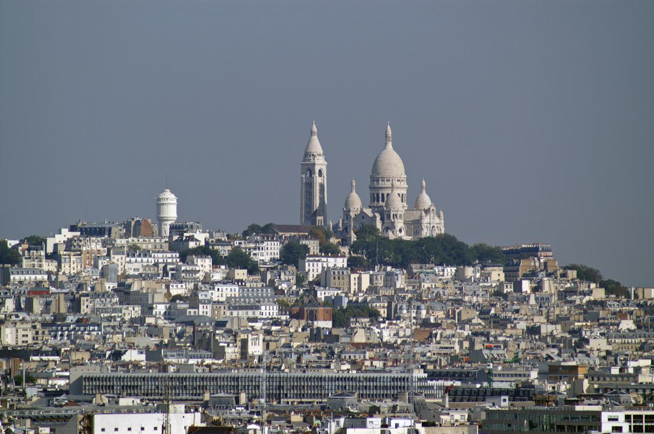 Basilique Sacre Coeur Vue de la Tour Eiffel