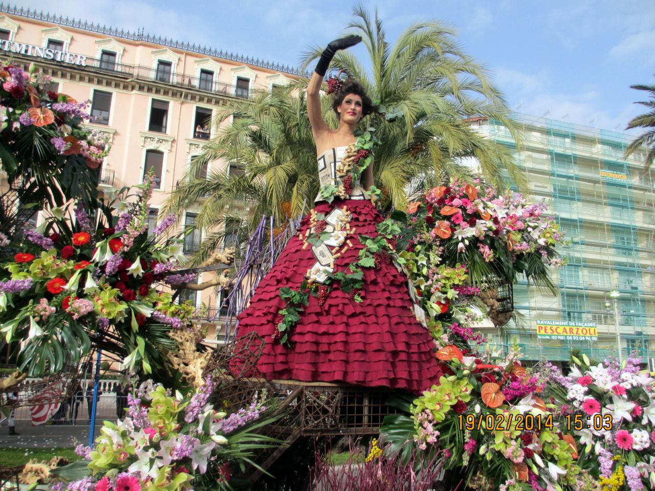 Bataille de fleurs à Nice 2014 (41)