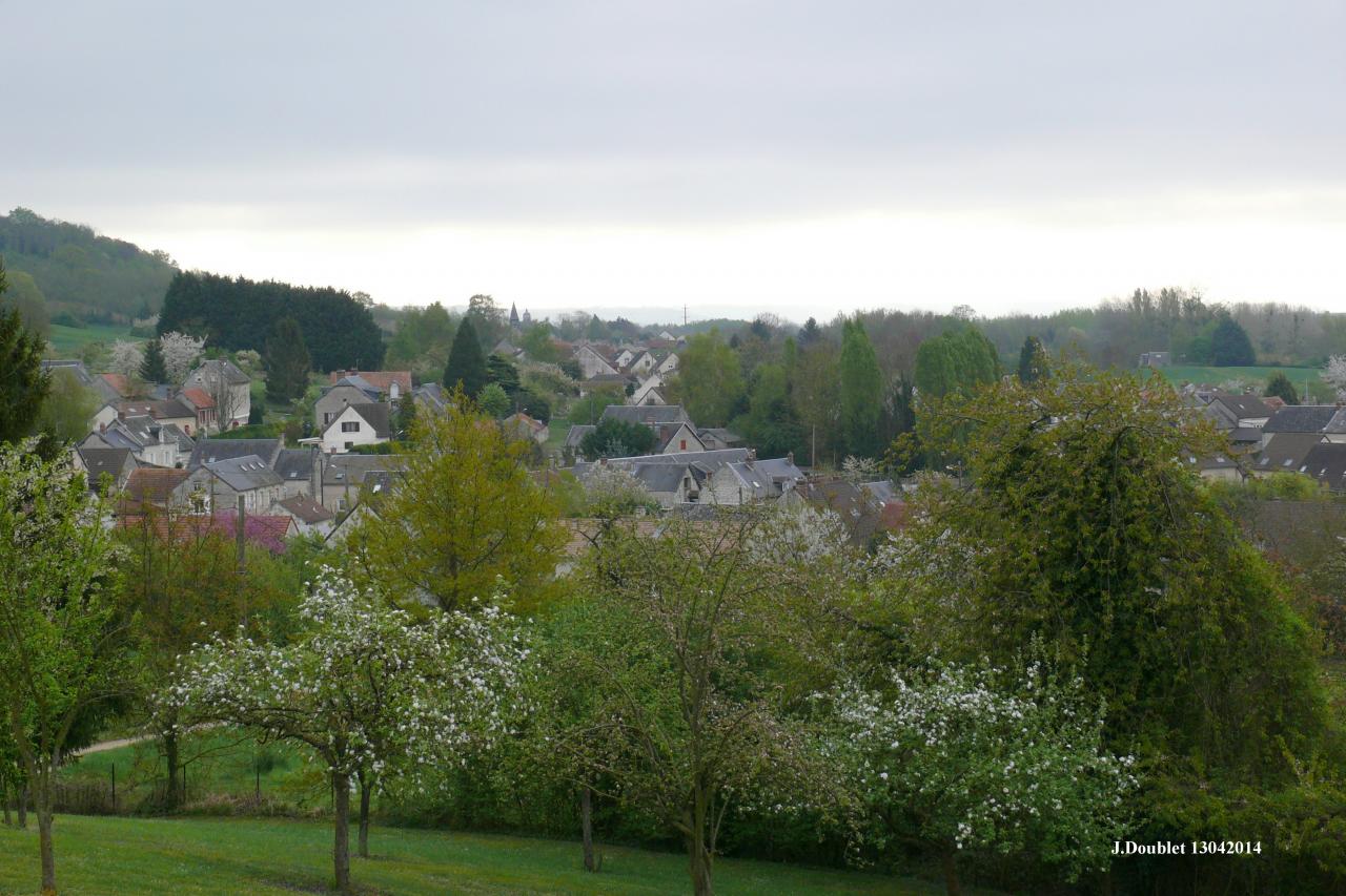 Vue du village Bucy le 13 avril 2014 