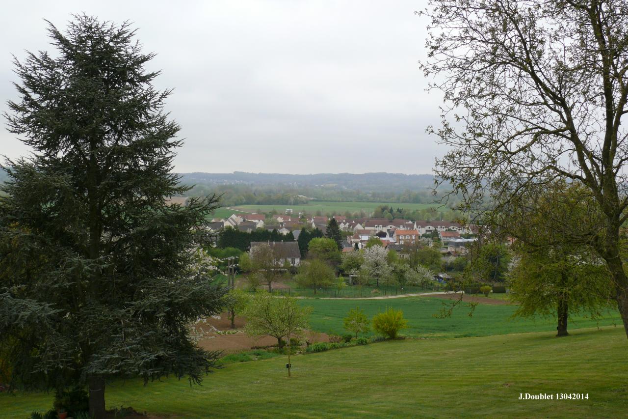 Vue du village Bucy le 13 avril 2014 