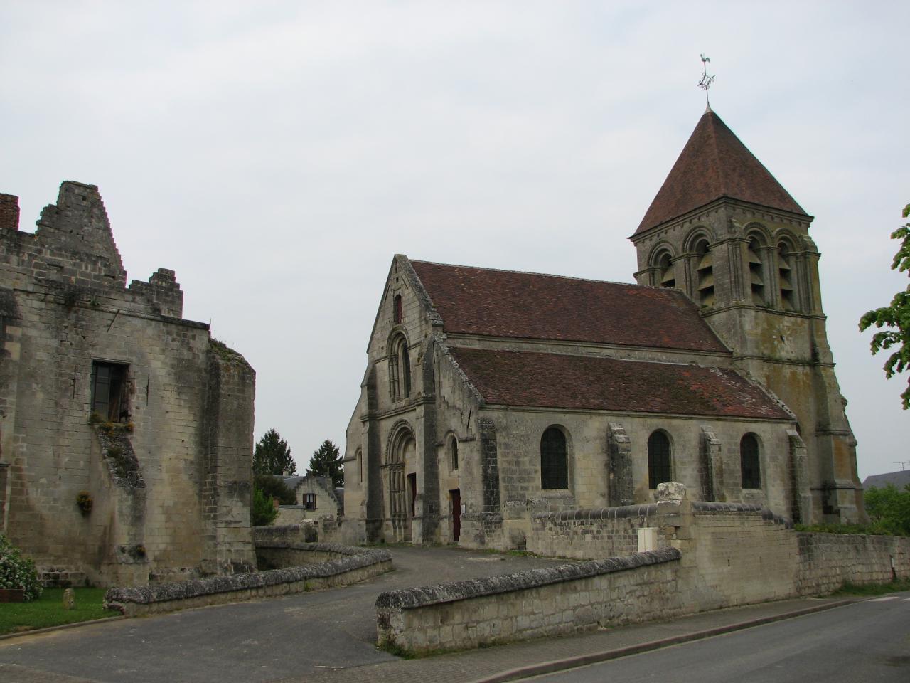 Eglise St Quentin de Berzy le Sec XIIè et début XIIè siècle