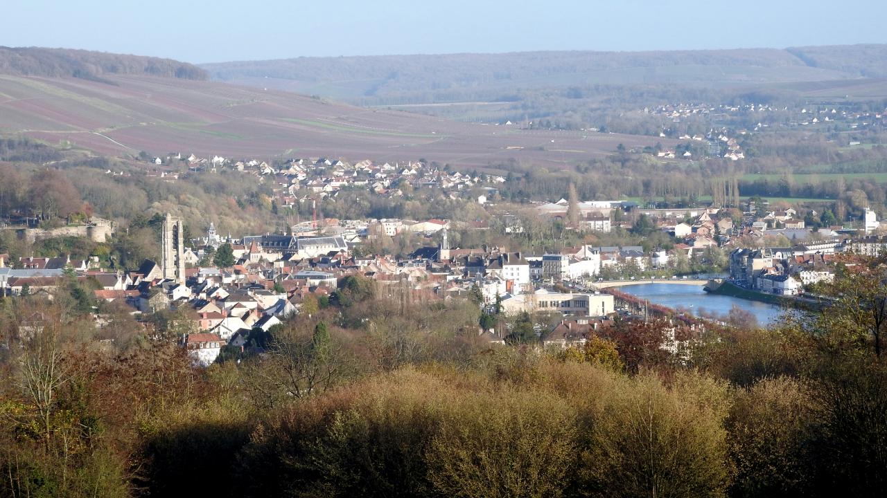 Château-Thierry (vue du Monument Américain)