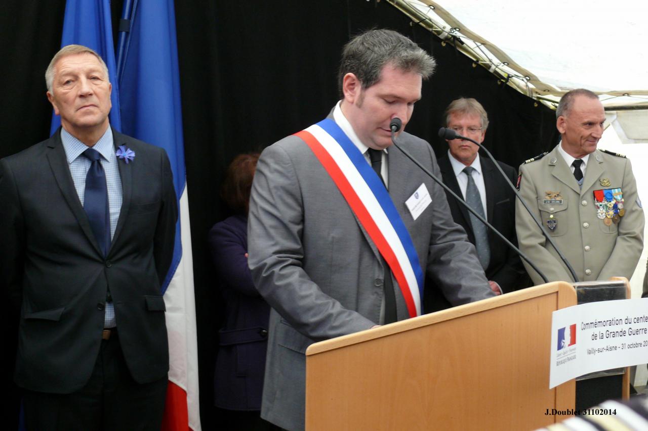 Commémoration du centenaire de la Grande Guerre Vailly 31102014 (113)
