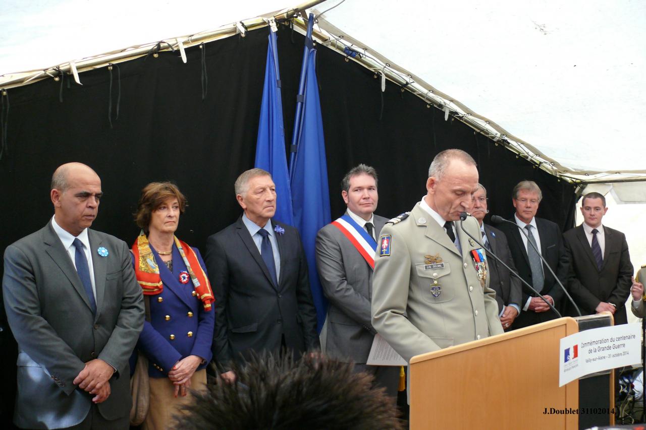 Commémoration du centenaire de la Grande Guerre Vailly 31102014 (116)