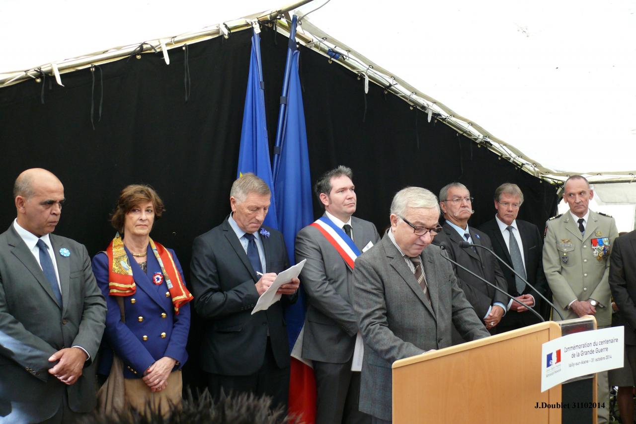 Commémoration du centenaire de la Grande Guerre Vailly 31102014 (118)