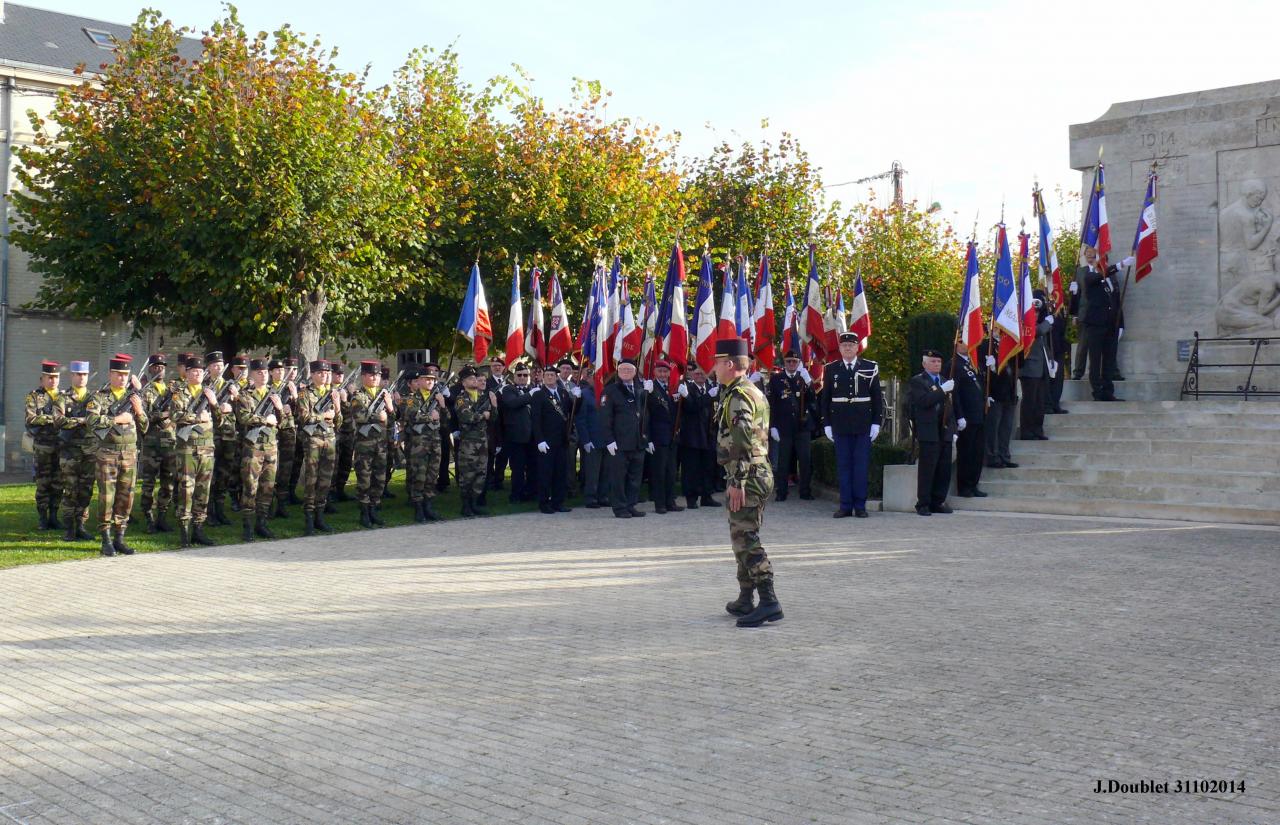Commémoration du centenaire de la Grande Guerre Vailly 31102014 (12)