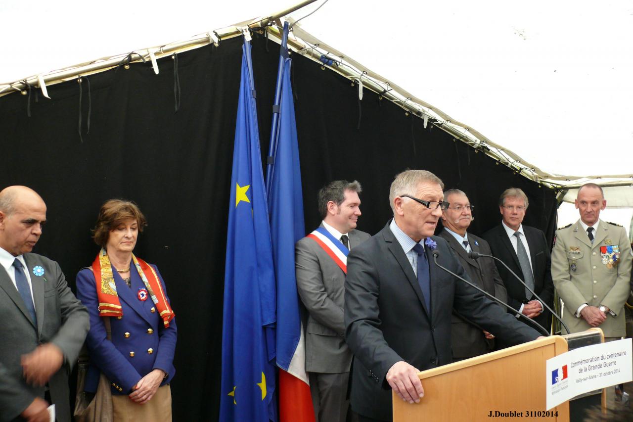 Commémoration du centenaire de la Grande Guerre Vailly 31102014 (121)