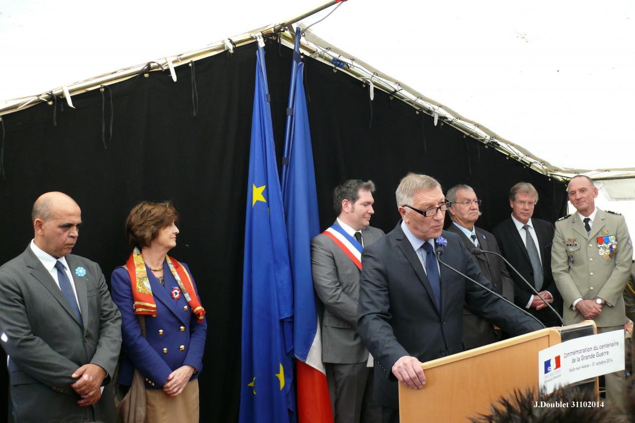 Commémoration du centenaire de la Grande Guerre Vailly 31102014 (122)