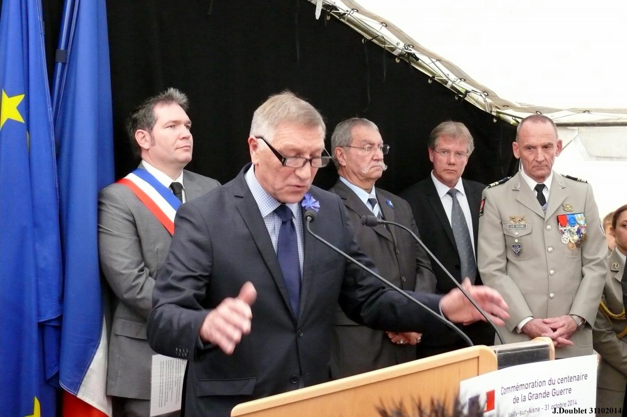 Commémoration du centenaire de la Grande Guerre Vailly 31102014 (123)