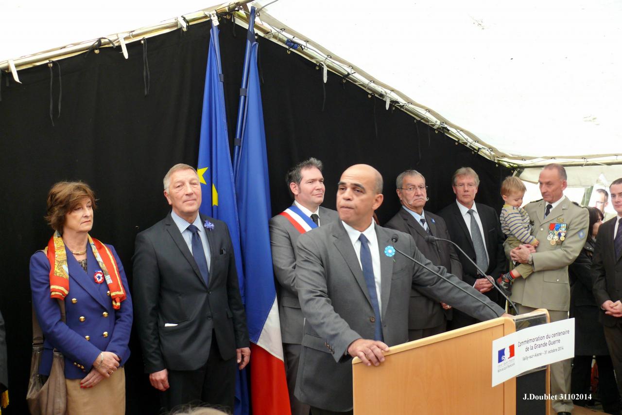 Commémoration du centenaire de la Grande Guerre Vailly 31102014 (126)