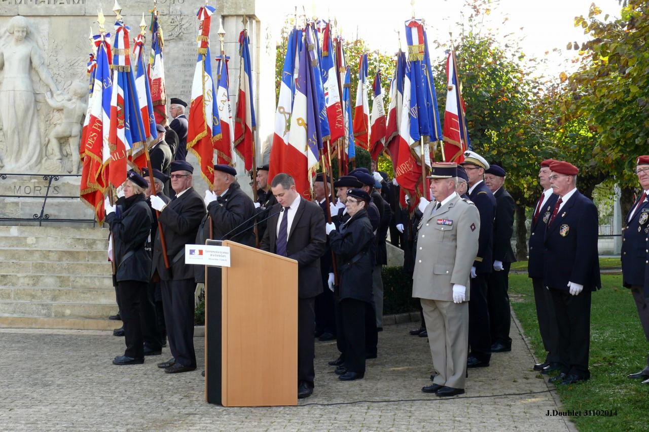 Commémoration du centenaire de la Grande Guerre Vailly 31102014 (13)