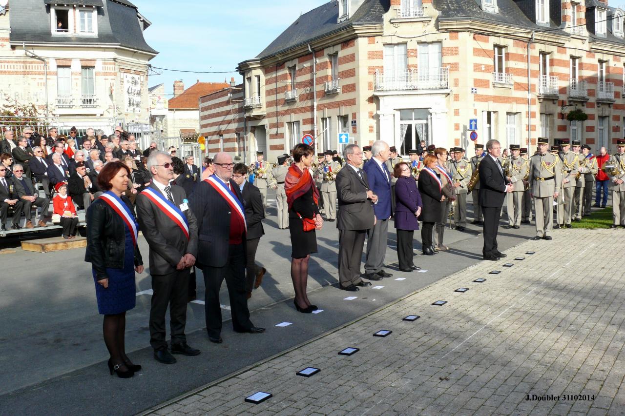 Commémoration du centenaire de la Grande Guerre Vailly 31102014 (14)