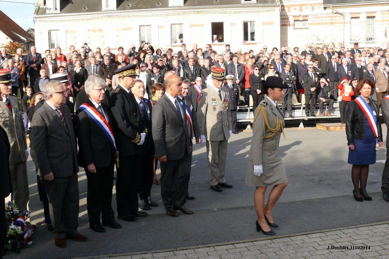 Commémoration du centenaire de la Grande Guerre Vailly 31102014 (21)