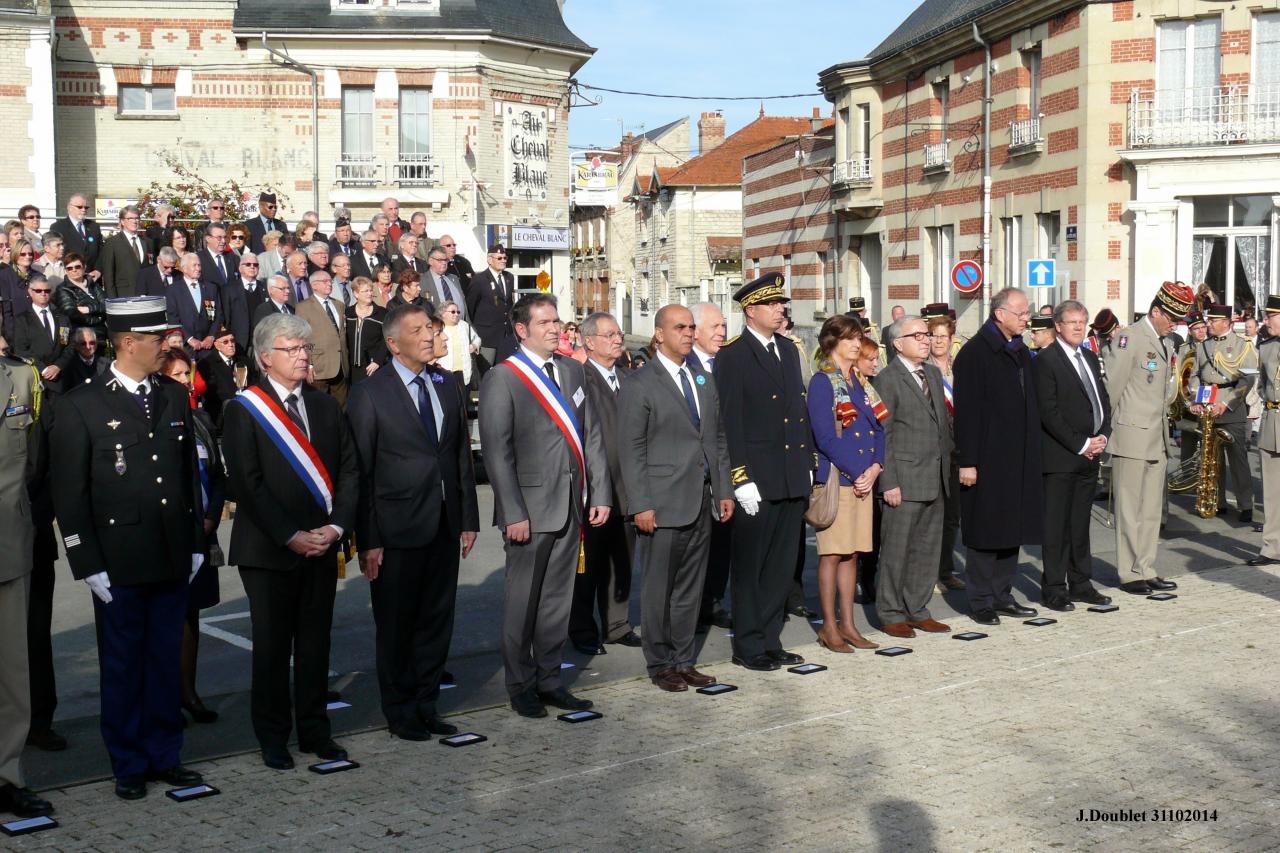 Commémoration du centenaire de la Grande Guerre Vailly 31102014 (35)