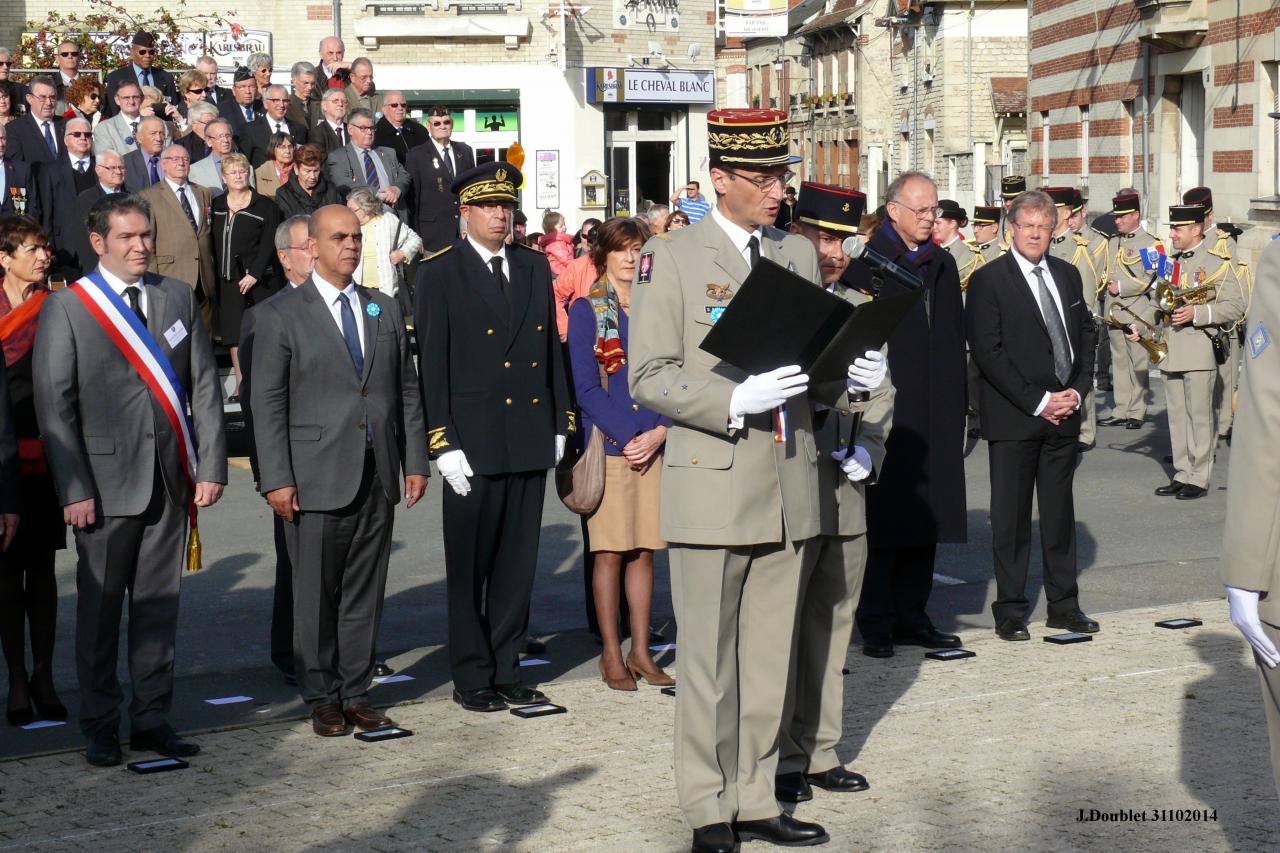 Commémoration du centenaire de la Grande Guerre Vailly 31102014 (36)