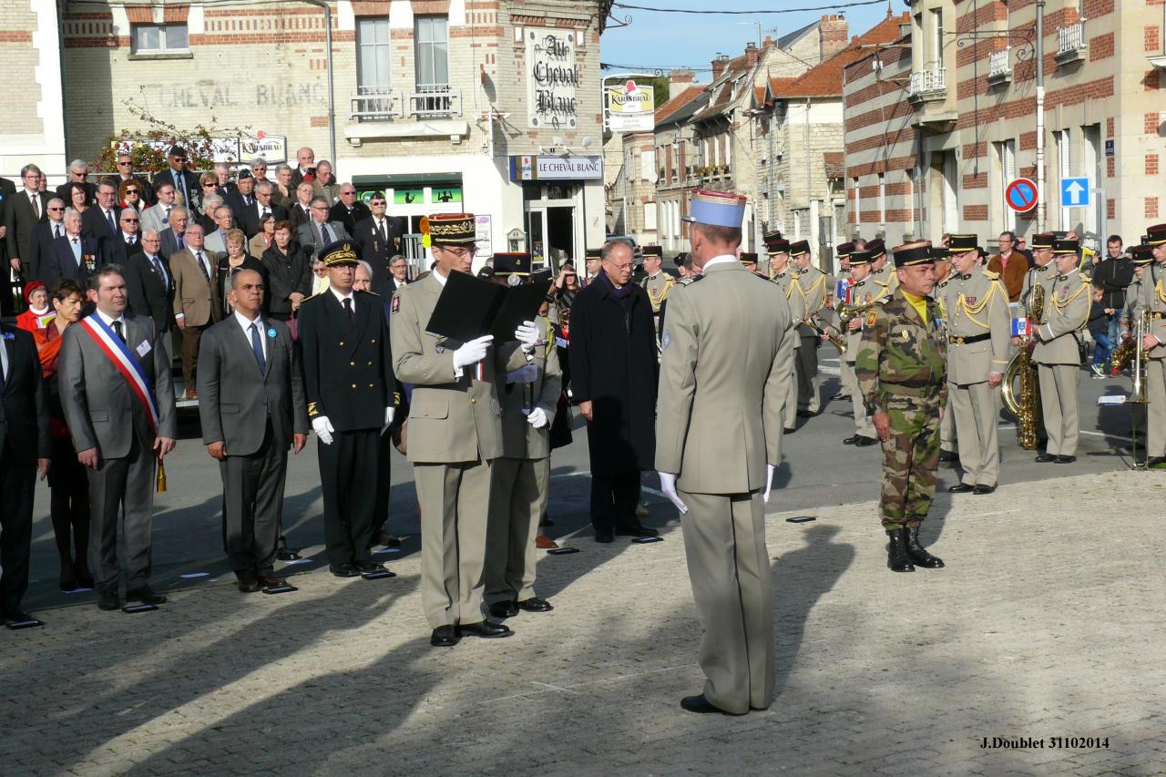 Commémoration du centenaire de la Grande Guerre Vailly 31102014 (39)