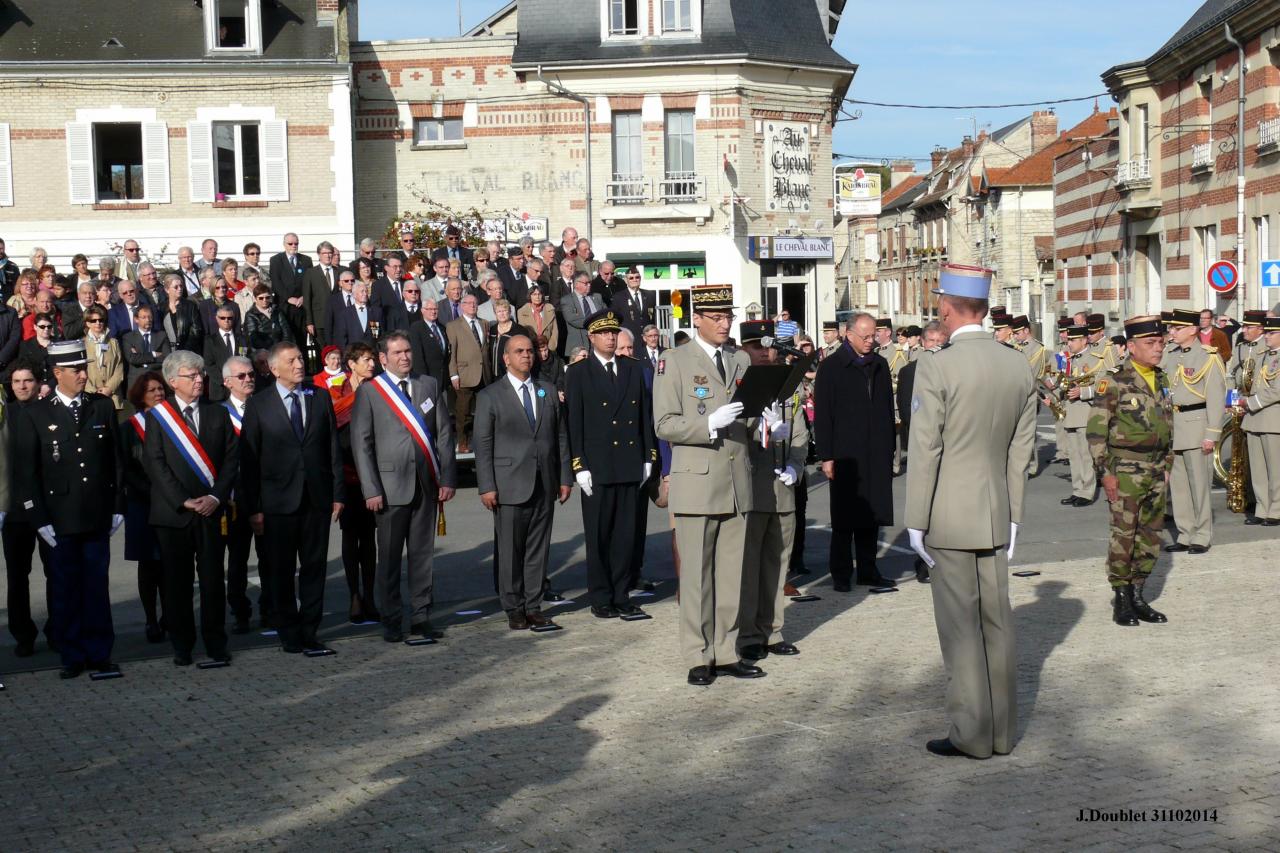 Commémoration du centenaire de la Grande Guerre Vailly 31102014 (41)