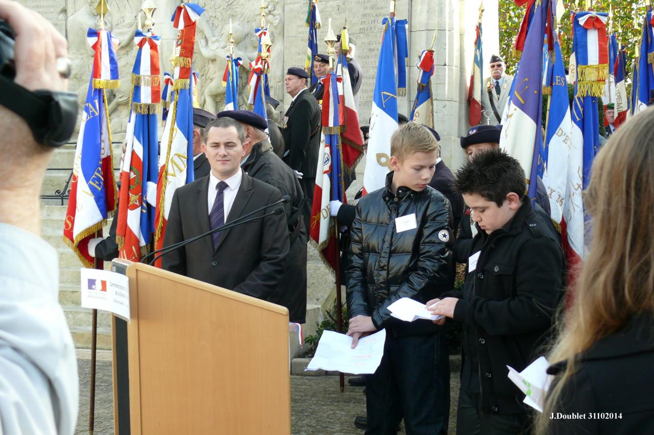Commémoration du centenaire de la Grande Guerre Vailly 31102014 (48)