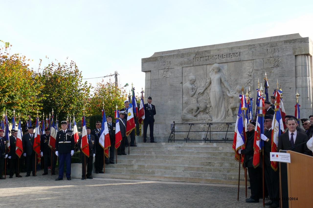 Commémoration du centenaire de la Grande Guerre Vailly 31102014 (50)