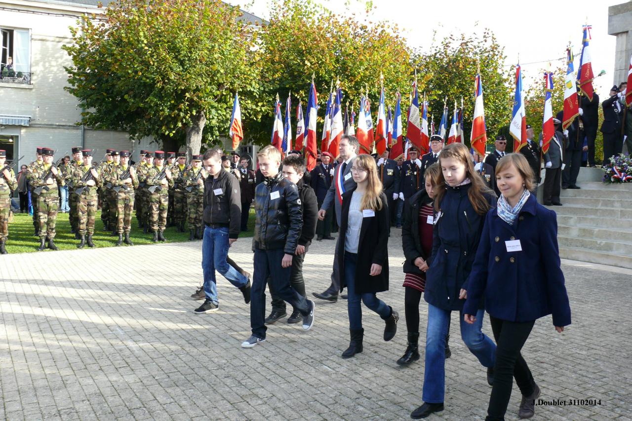 Commémoration du centenaire de la Grande Guerre Vailly 31102014 (55)