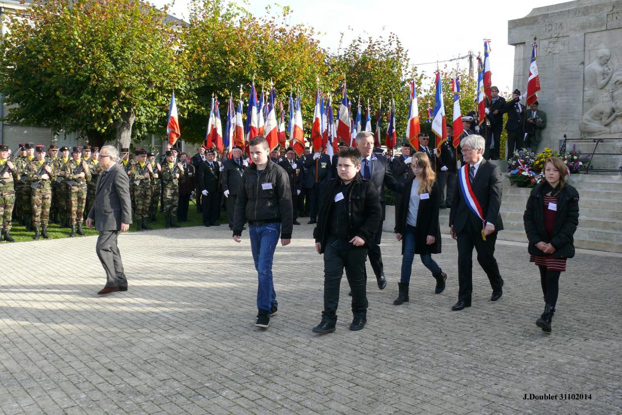Commémoration du centenaire de la Grande Guerre Vailly 31102014 (61)