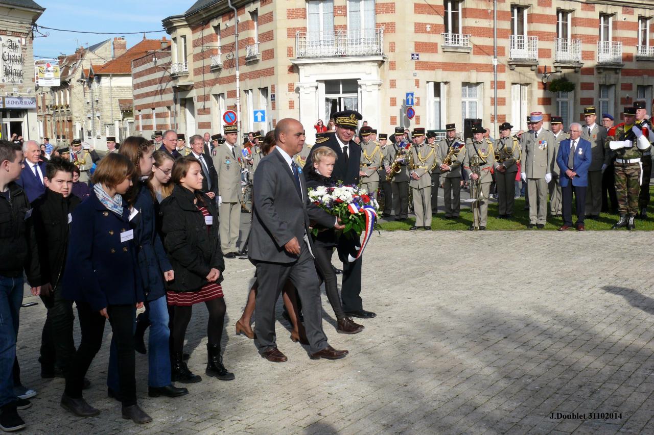 Commémoration du centenaire de la Grande Guerre Vailly 31102014 (62)