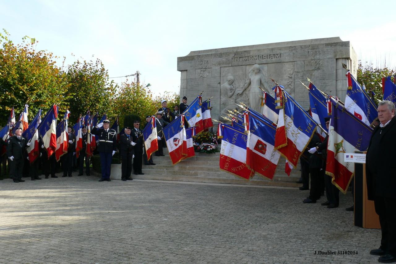 Commémoration du centenaire de la Grande Guerre Vailly 31102014 (65)