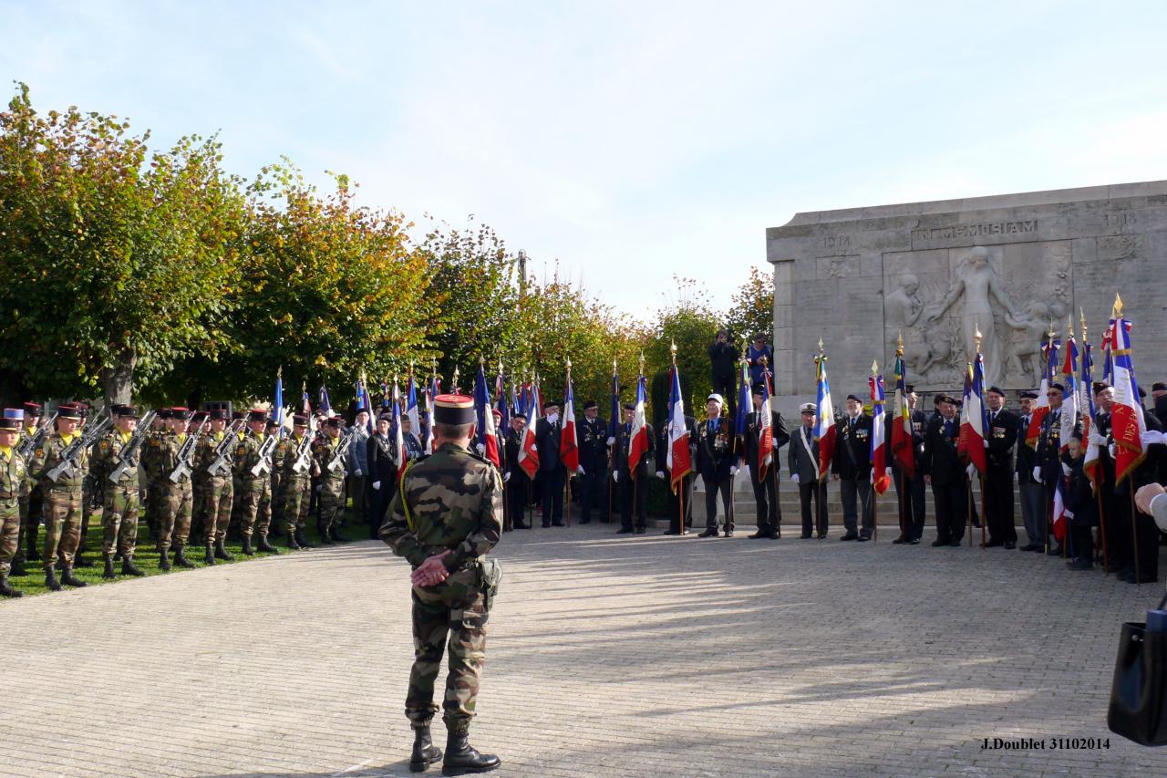 Commémoration du centenaire de la Grande Guerre Vailly 31102014 (83)