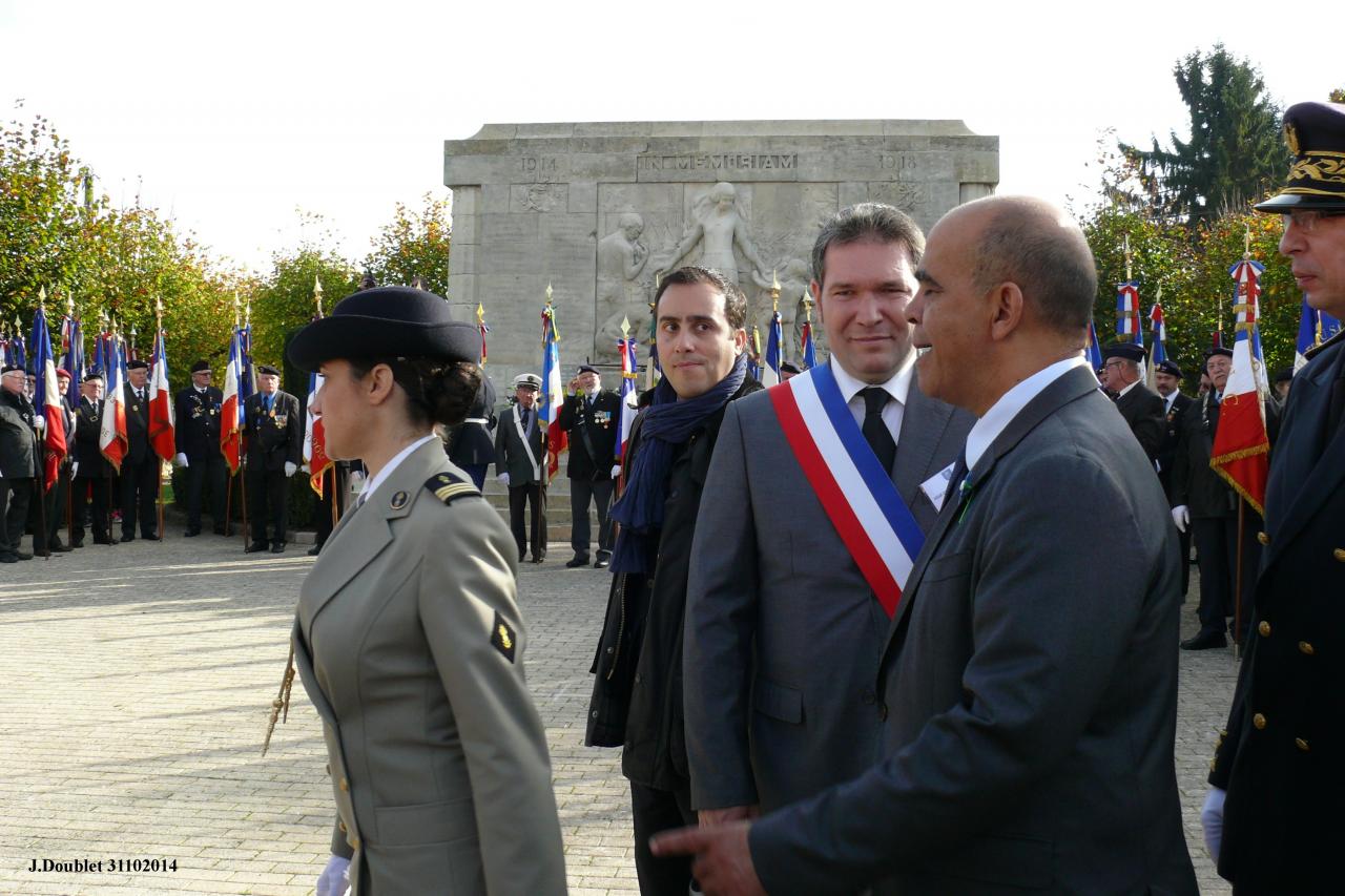 Commémoration du centenaire de la Grande Guerre Vailly 31102014 (90)