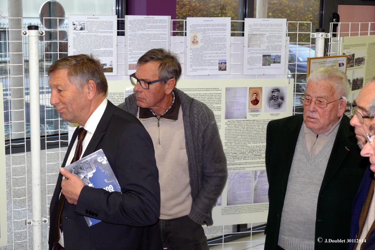 Exposition, visite de Jacques Krabal 30112014