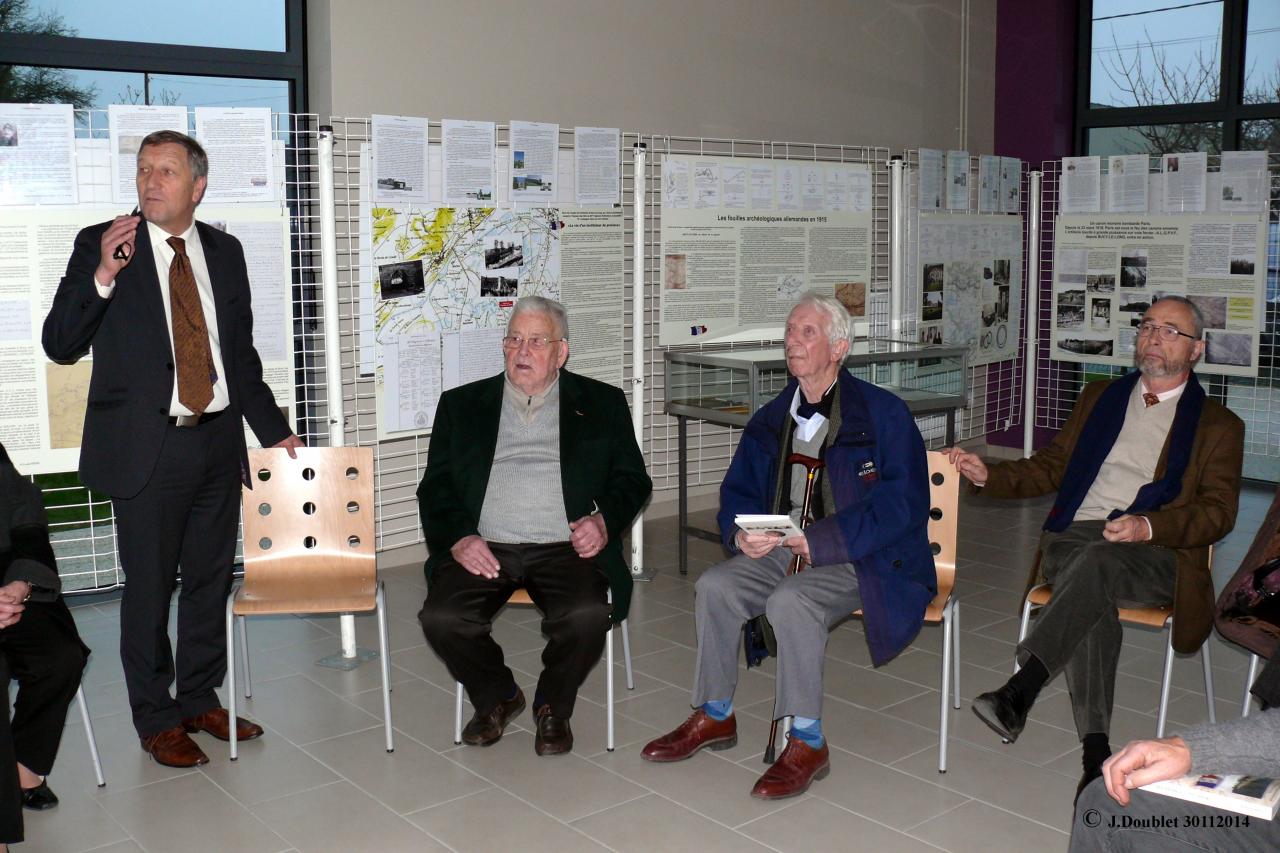 Exposition, visite de Jacques Krabal 30112014