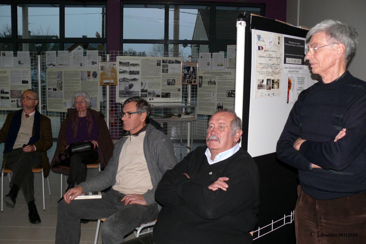 Exposition, visite de Jacques Krabal 30112014