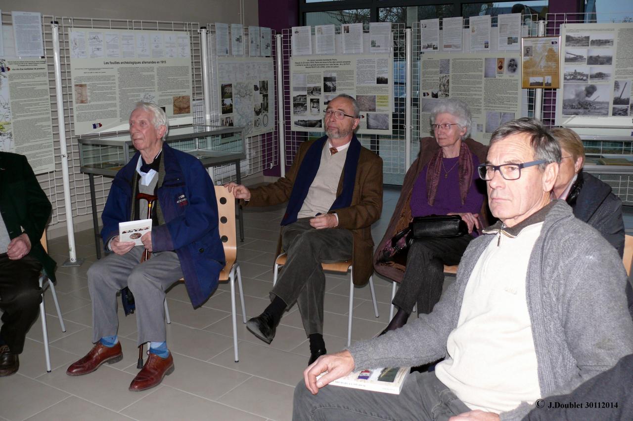 Exposition, visite de Jacques Krabal 30112014