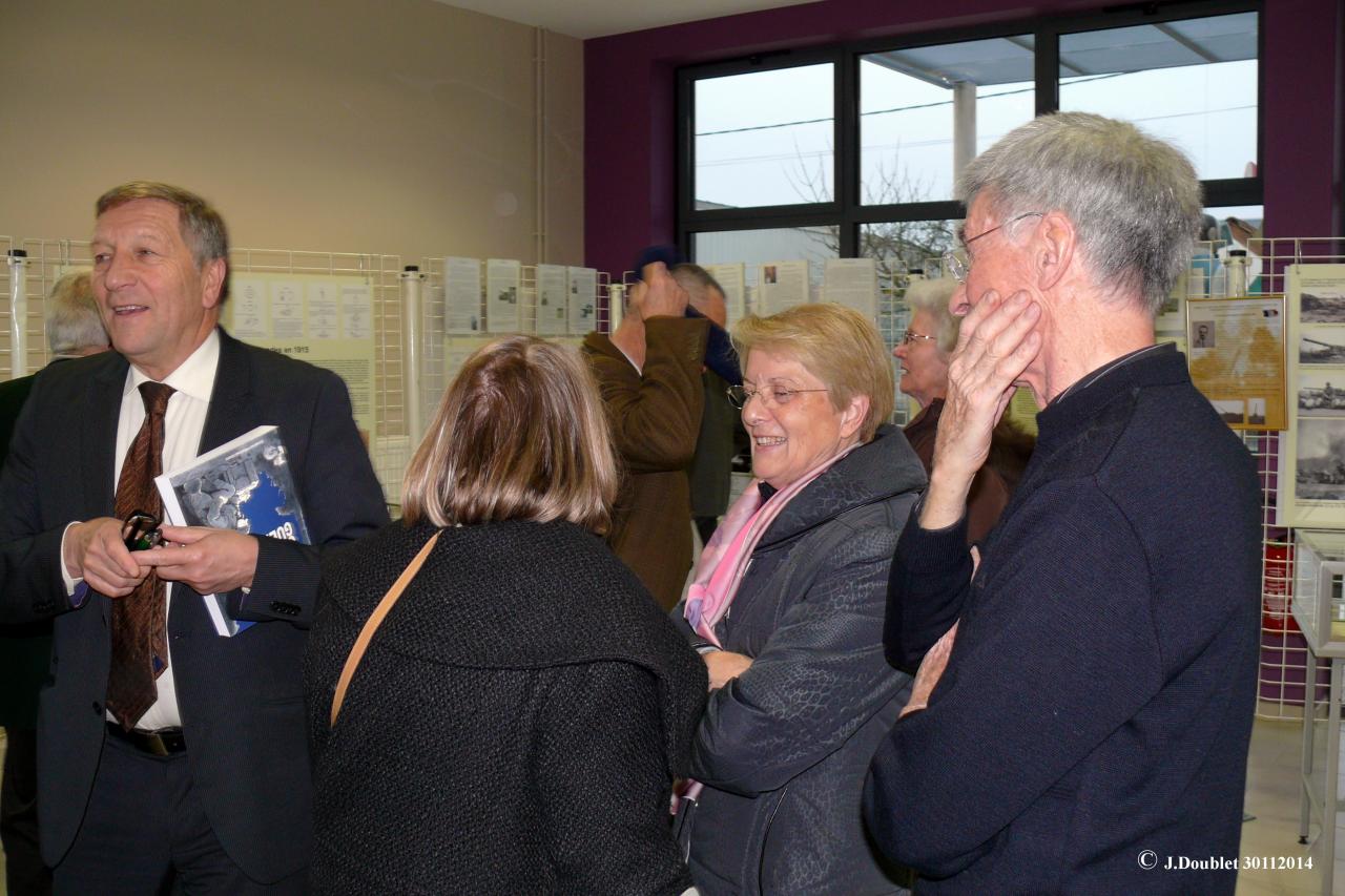 Exposition, visite de Jacques Krabal 30112014