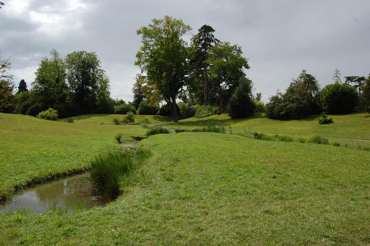 Les cascatelles depuis l'étang