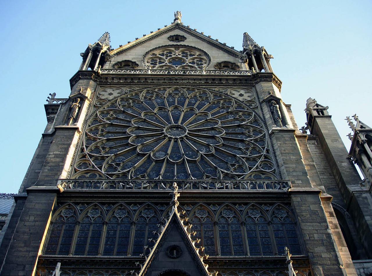 Notre Dame de Paris Rosace nord