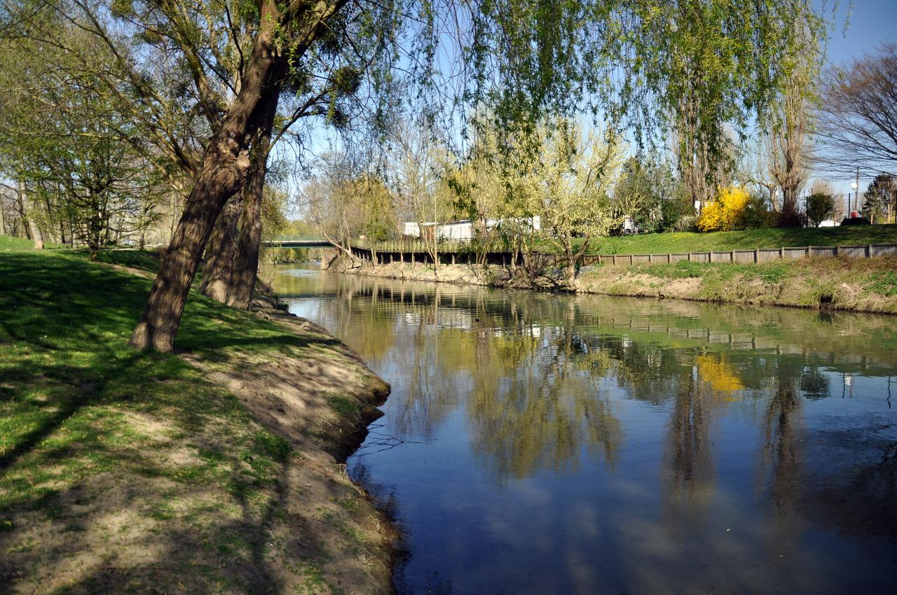 Passerelle de Maisons-Laffitte rue Johnson