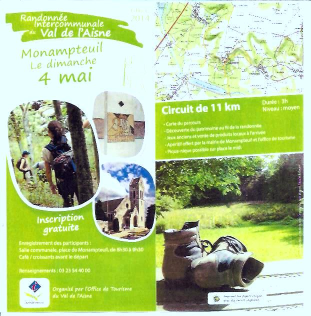 Randonnée intercommunale du val de l'Aisne Monampteuil (1)