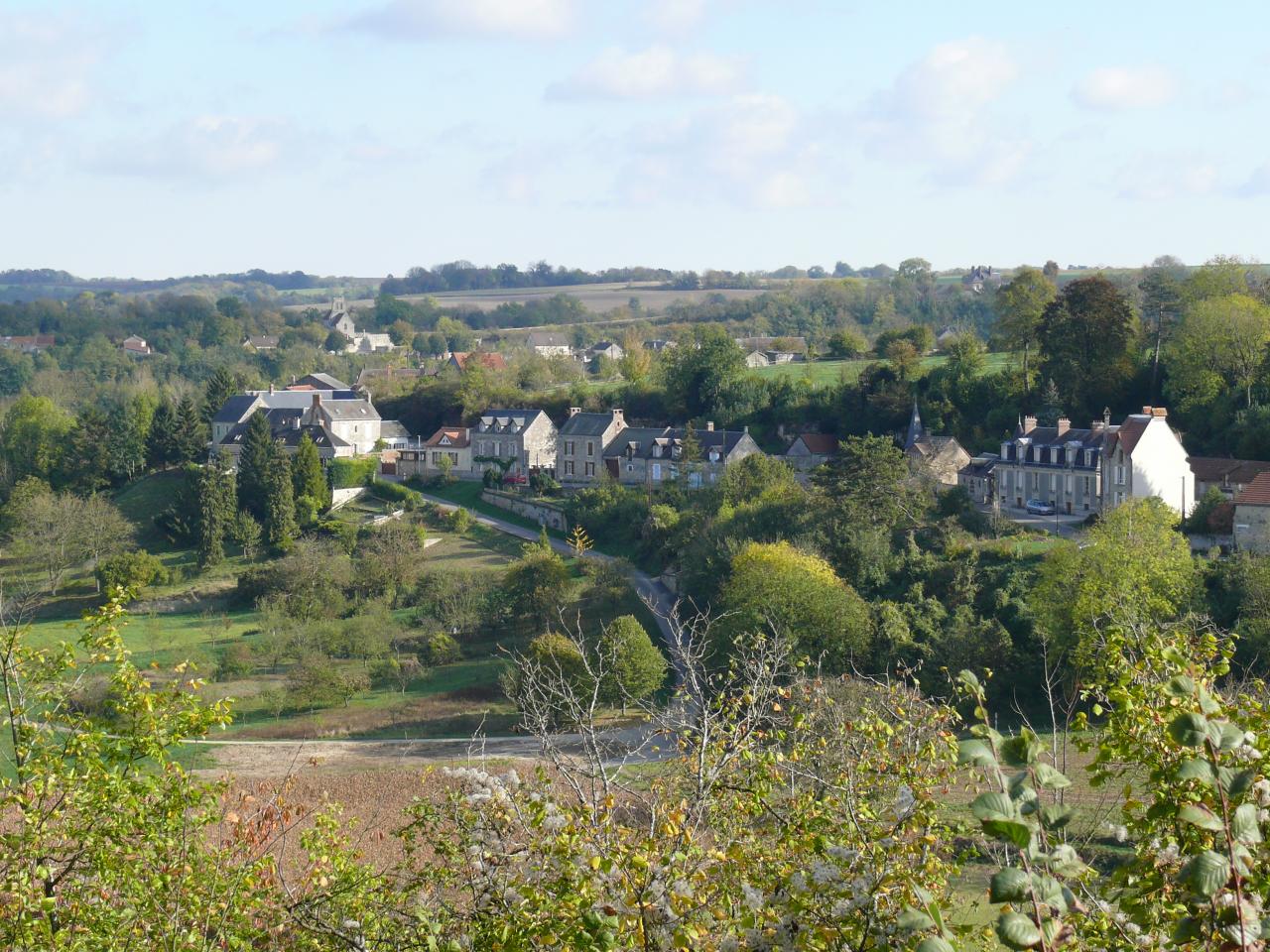 Serval vue du village