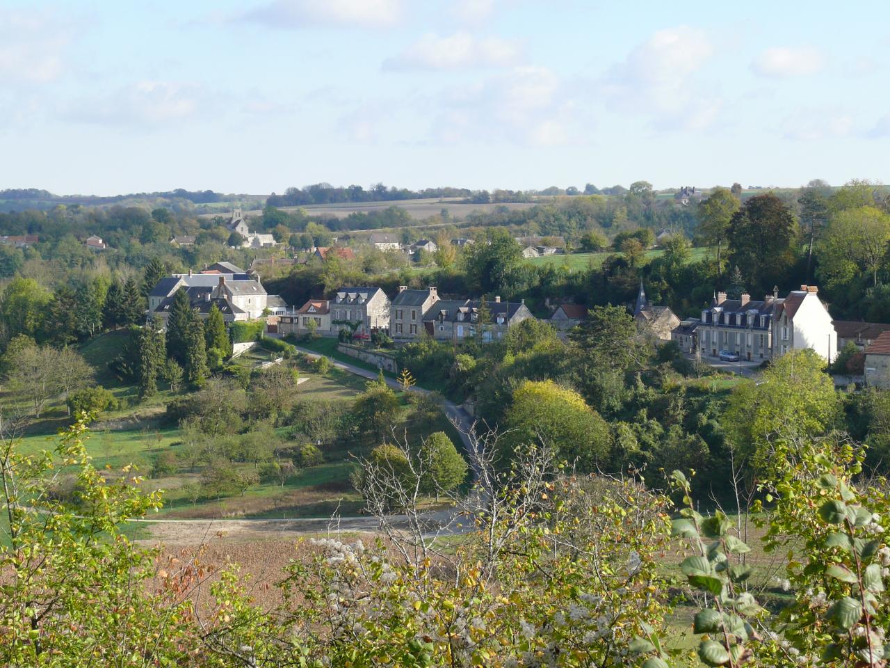 Serval vue du village