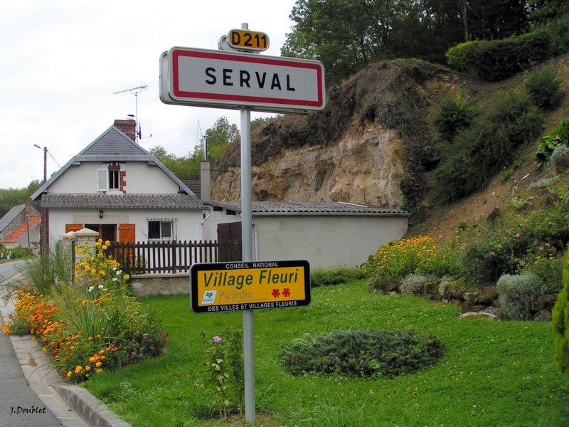 Serval, village fleuri