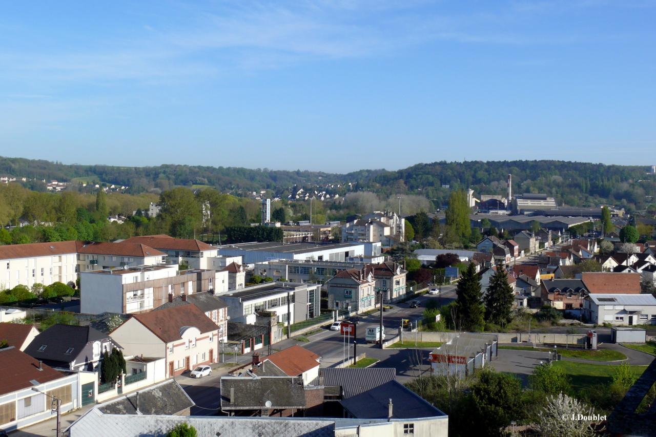 Soissons vue de la Tour St-Waast