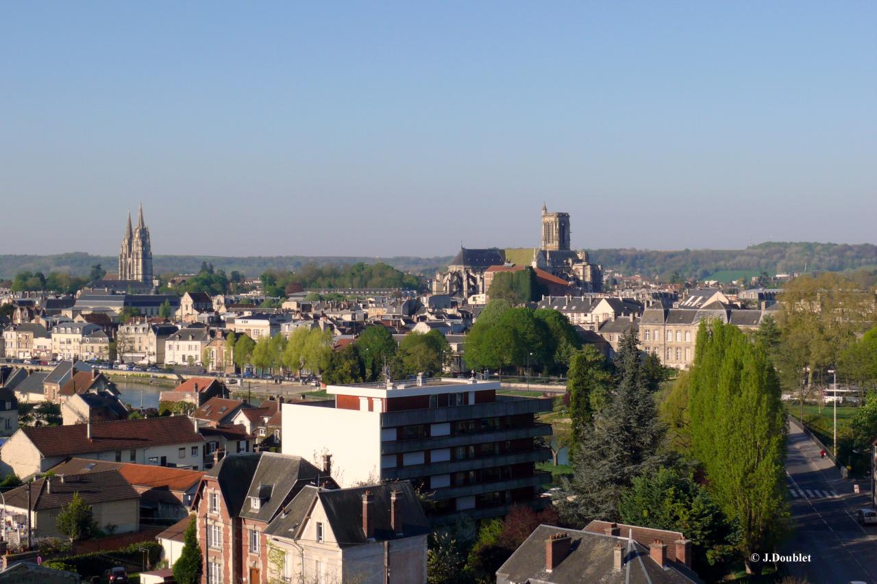 Soissons vue de la Tour St-Waast