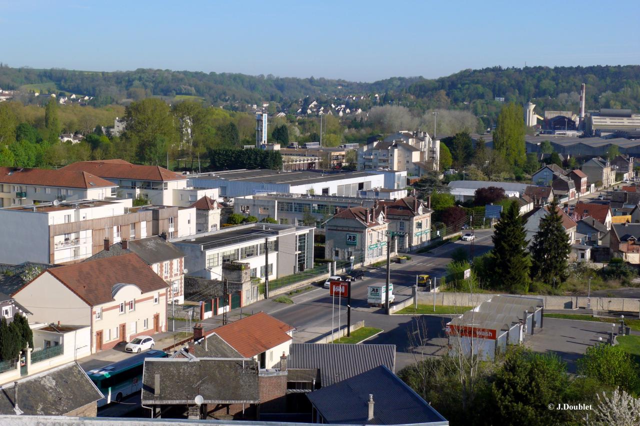 Soissons vue de la Tour St-Waast