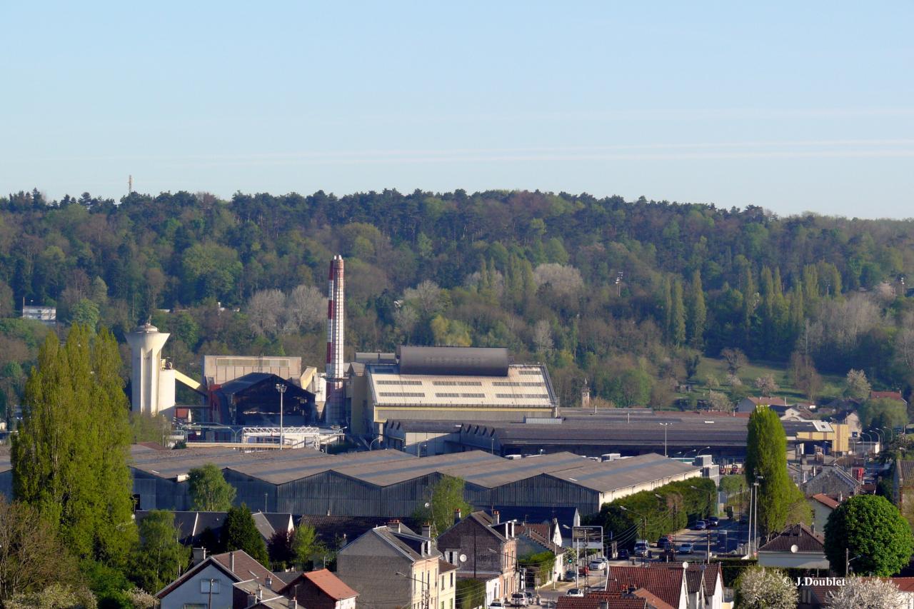Soissons vue de la Tour St-Waast
