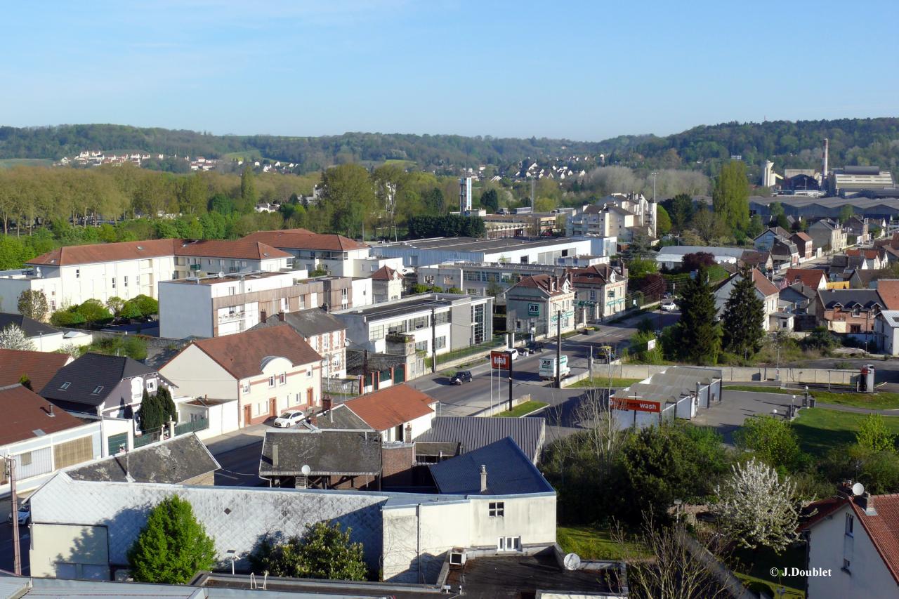 Soissons vue de la Tour St-Waast