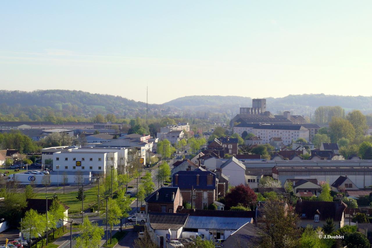 Soissons vue de la Tour St-Waast