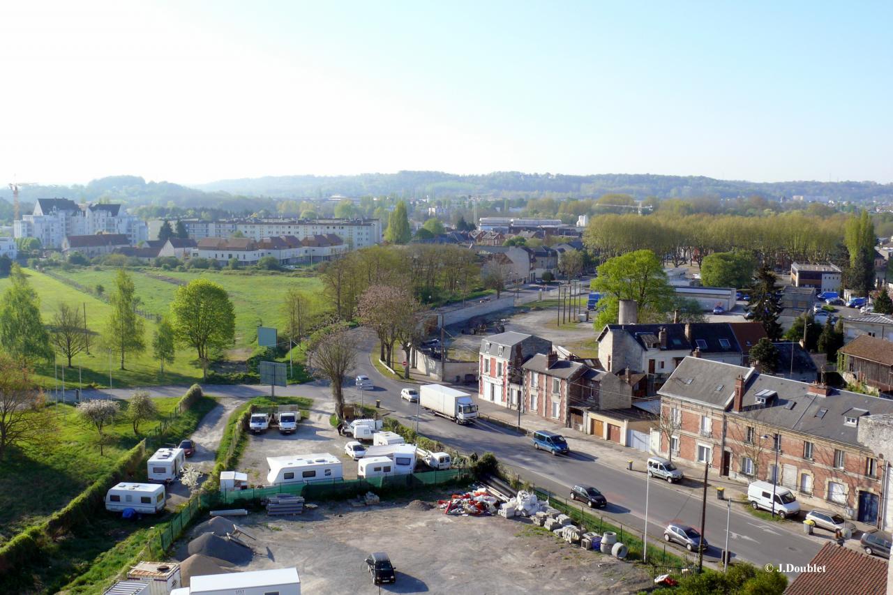 Soissons vue de la Tour St-Waast