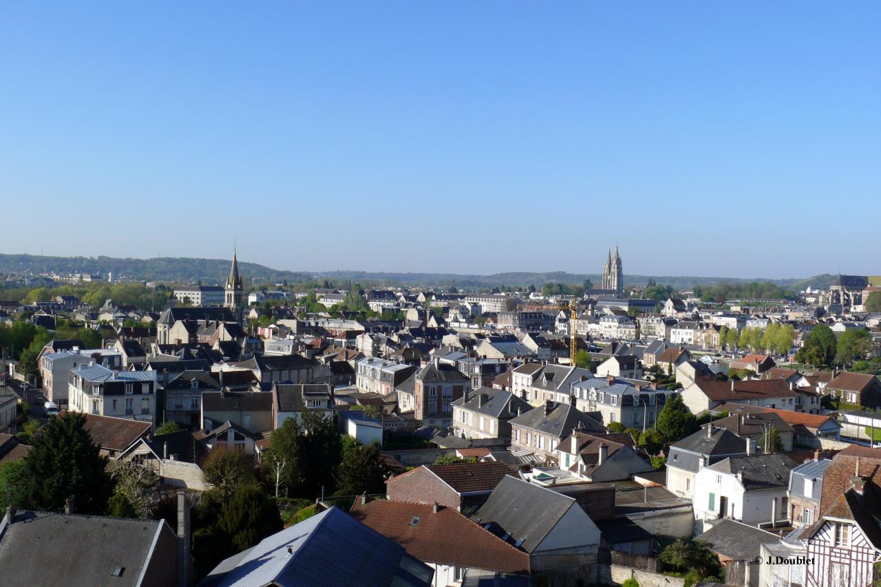 Soissons vue de la Tour St-Waast